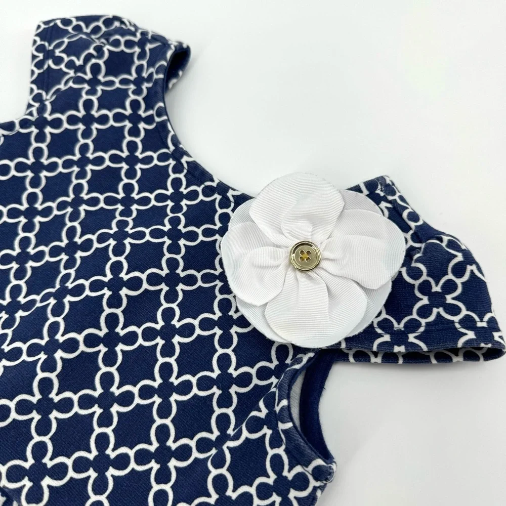 Janie & Jack Geo 3D Floral Sundress - Picture 3 of 7